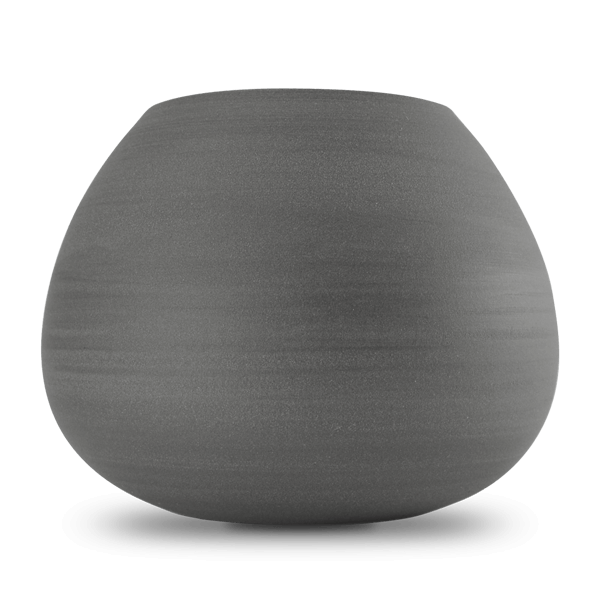 keramik kalebasse ton schwarz